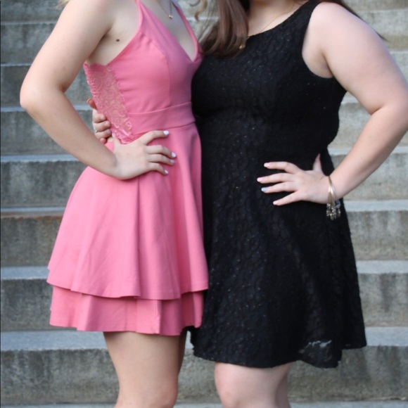 Speechless (Macy’s) Black Lace and Sparkly Dress - Picture 3 of 6